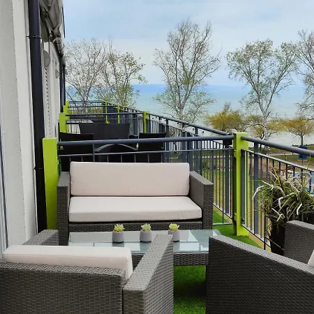 Apartment Beachfront Paradise Ezuest Panorama Lakeview With Panoramic Terrace Siofok